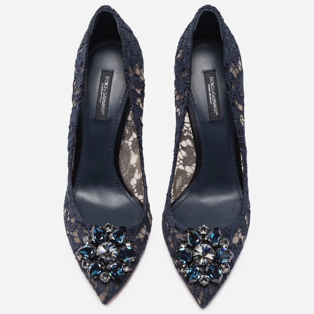 Dolce & Gabana pump - Taormina lace with crystals